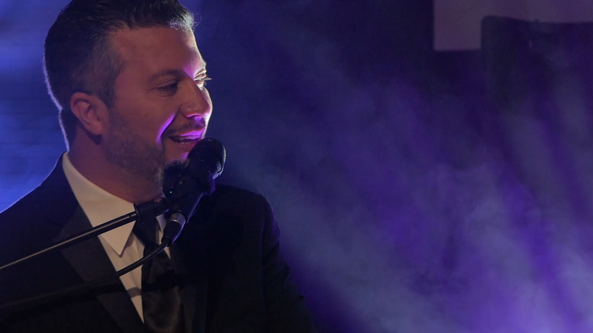 Professional promotional shot of DannyO with his instruments